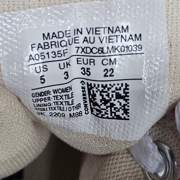 Converse Chuck 70 Canvas All Star High Top Sneakers Pink Frosting Women's 5 - Picture 9 of 11